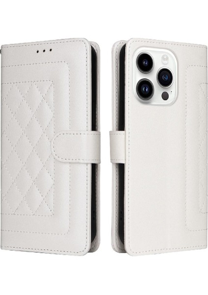 Iphone 14 Için Flip Case Pro Cüzdan Darbeye Basit Iş Kapak Çevirin (Yurt Dışından)