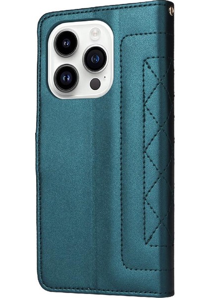 Iphone 14 Için Flip Case Pro Cüzdan Darbeye Basit Iş Kapak Çevirin (Yurt Dışından)