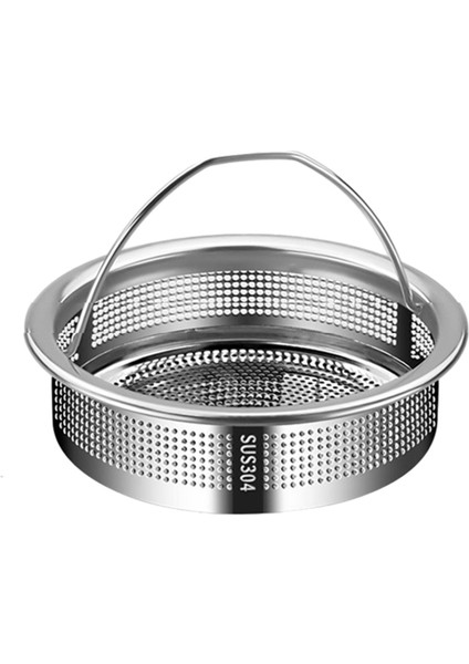 Mutfak Lavabo Süzgeci Ev Lavabo Için Kolayca Temizlenen Gıda Süzgeci 304 Çelik Yükseklik 2 cm (Yurt Dışından)