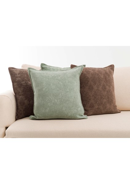 Şönil Şal Desen 45*45CM Kırlent Kılıfı Turkuaz fiyatları