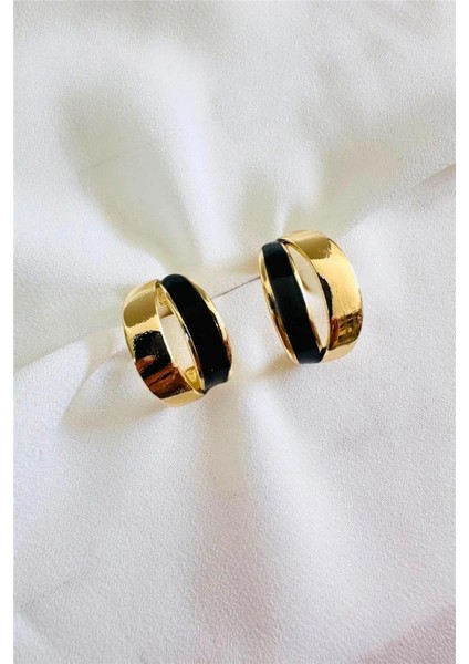 Mineli Minimal Halka Küpe