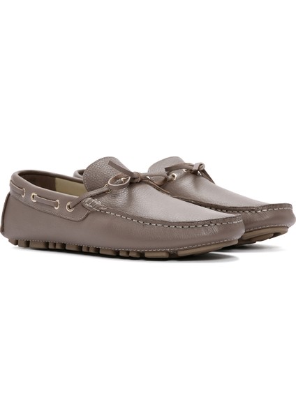 Erkek Vizon Deri Comfort Loafer 24SFD6730FT fırsatları