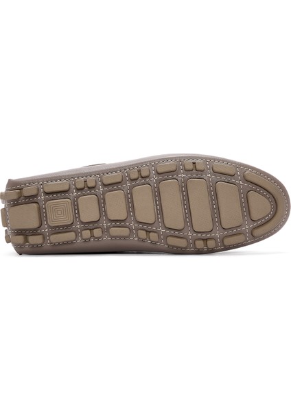 Erkek Vizon Deri Comfort Loafer 24SFD6730FT indirimleri