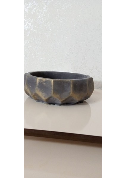 Saf Beton Geometrik Bonsai ve Aranjmana Özel Taş Saksı Suya Karşı 121 Yıl Ömürlü 009 fiyatları