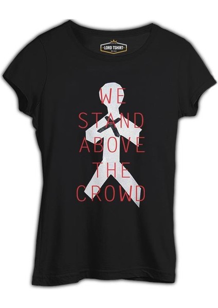 Three Days Grace - Stand Above Siyah Kadın Tshirt