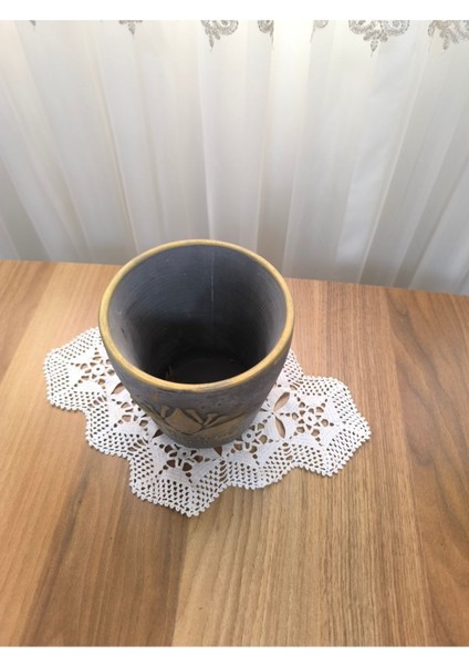 Gold Eskitme Beton Orkide Saksısı Antrasit Renkli fiyatları