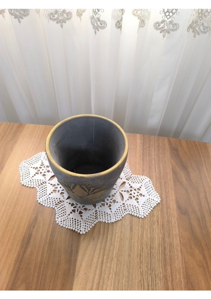 Gold Eskitme Beton Orkide Saksısı Antrasit Renkli modelleri