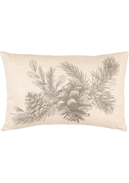 Kozalak Baskı 35X55 cm Dikdörtgen Kırlent Kılıfı CVICM1C31DL80321ET-0002 modelleri