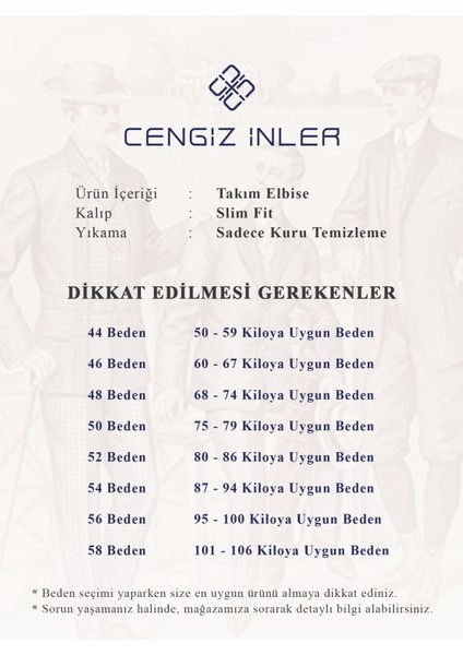 Cengiz Inler Düz Desen Kırlangıç Yaka Yelekli Yün Erkek Takım Elbise