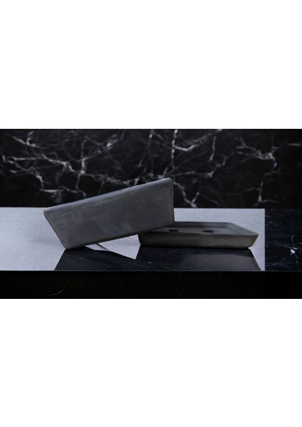 Mimi Beton Bonsai Saksısı (Alt Tabaklı) Simerya