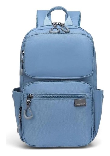 Extra Hafif Kumaş Uniseks Sırt Çantası BC 3142 - Jeans Mavi