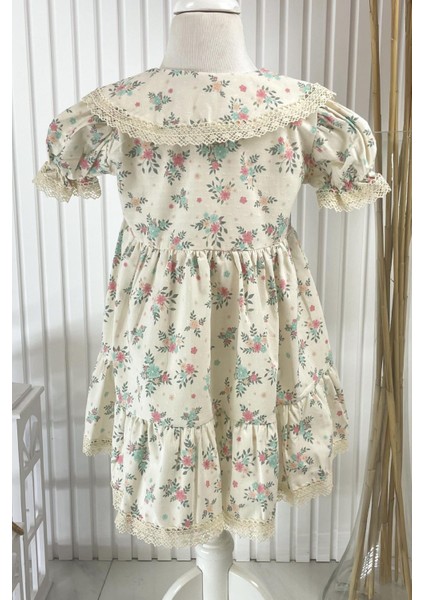 Vintage Elbise Bej MDVK130 modelleri