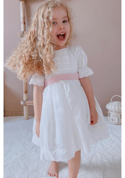 Kurdeleli Elbise Pembe MDVK140 fiyatları