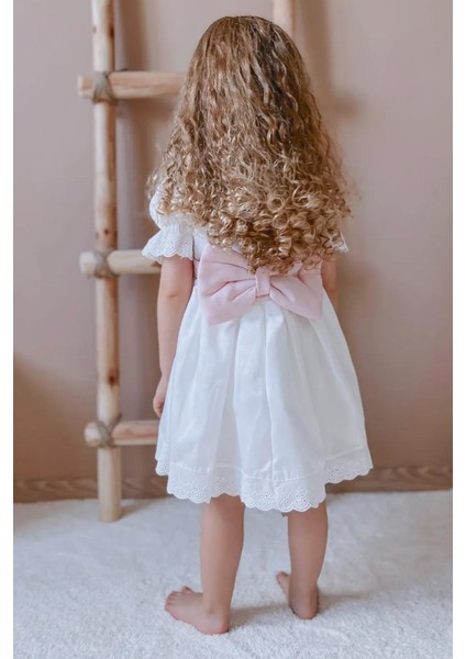 Kurdeleli Elbise Pembe MDVK140 fırsatları