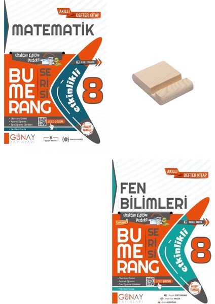 LGS 8.Sınıf Bumerang Etkinlikli Defter Matematik ve Fen Bilimleri