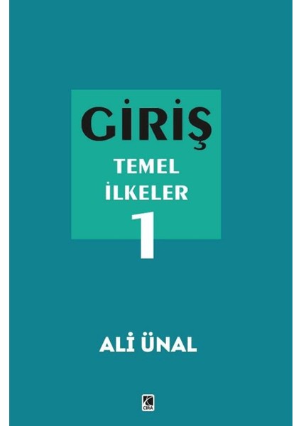 Giriş Temel İlkeler 1 - Ali Ünal