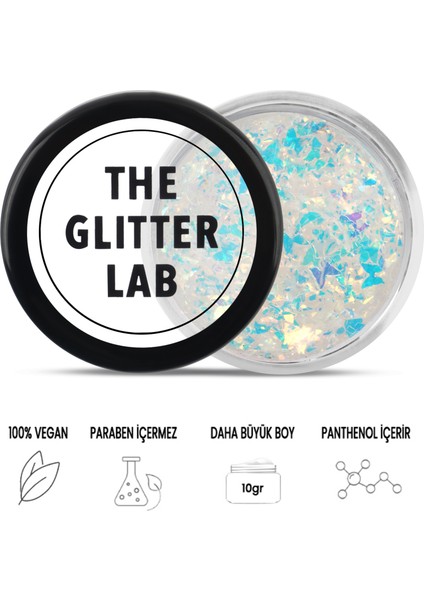 The Glitter Lab Jel Formlu Parlak Glitter - It's Not Farfalle 10 gr E