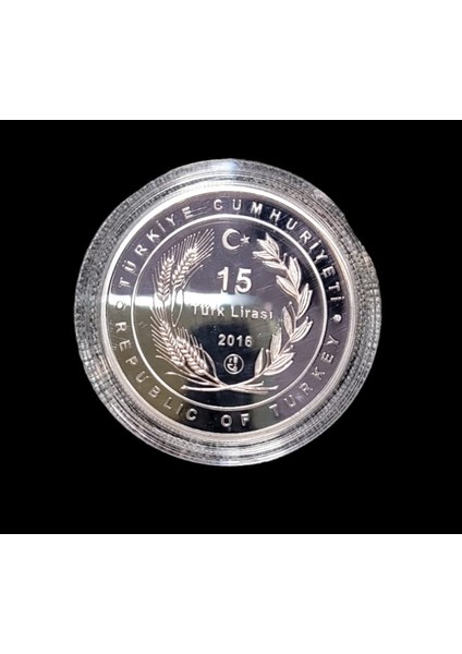 20 Tl Yusufçuk 2016 Gümüs Hatıra Parası Sertıfıkalı fiyatları