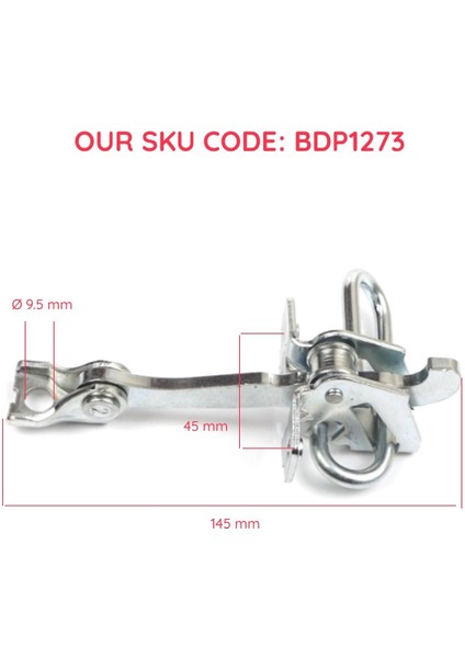 BDP1273 Fiat Panda Mk2 169 2003-2012 51779914 Için Ön Sağ Veya Sol Kapı Gergi Yayı modelleri