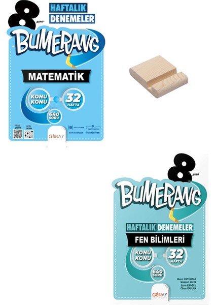 LGS 8.Sınıf Bumerang 32 Haftalık Matematik ve Fen Bilimleri Denemeleri