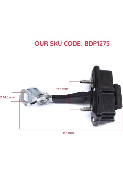 BDP1275 Fiat Punto Evo Grande Punto 199 51961550 Için Ön Sağ Veya Sol Kapı Gergi Yayı modelleri