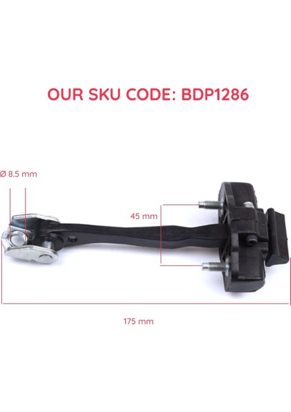 BDP1286 Alfa Romeo Giulietta 940 2010-2020 50521442 Için Arka Sağ Veya Sol Kapı Gergi Yayı modelleri