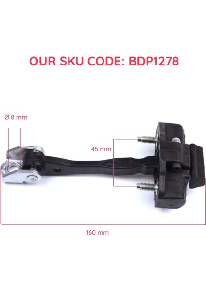 BDP1278 Fiat Bravo 198 Lancia Delta Mk3 844 2008-2014 51805582 Için Arka Kapı Gergi Yayı modelleri