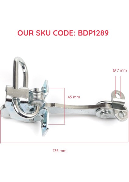 BDP1289 Lancia Ypsilon Mk2 843 2003–2011 3-Kapı Hb 51758391 Için Kapı Gergi Yayı modelleri