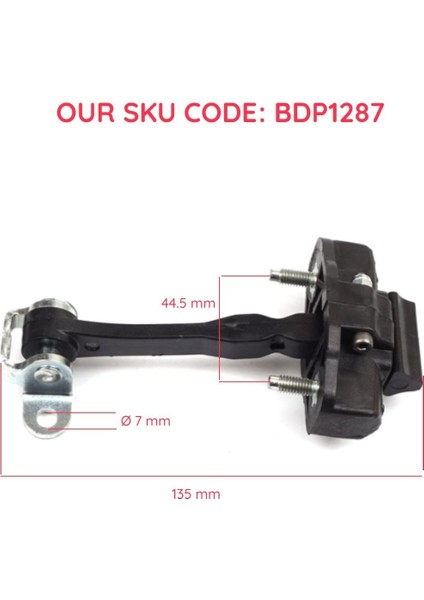 BDP1287 Alfa Romeo 159 939 2004–2011 50510941 Için Arka Sağ Veya Sol Kapı Gergi Yayı modelleri