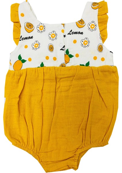 Bebek Limonlu Yazlık Kız Bebeksalopet Sarı fiyatları