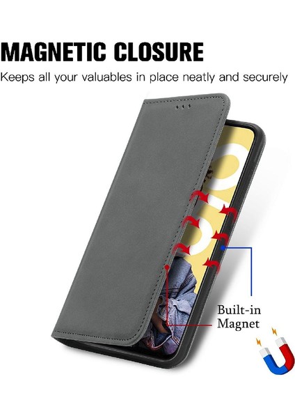 Realme C55 Için Kılıf Deri Çanta Kordon Cüzdan Basit Iş Fermuar (Yurt Dışından) fiyatları