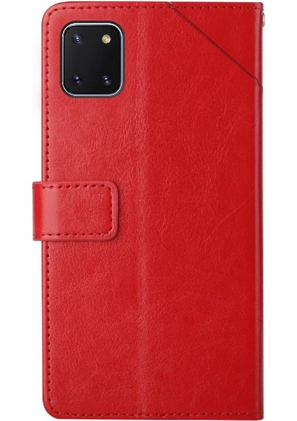 Samsung Galaxy Not 10 Lite Telefon Kılıfı Için Kılıf Kickstand Dayanıklı Flip Tpu (Yurt Dışından)