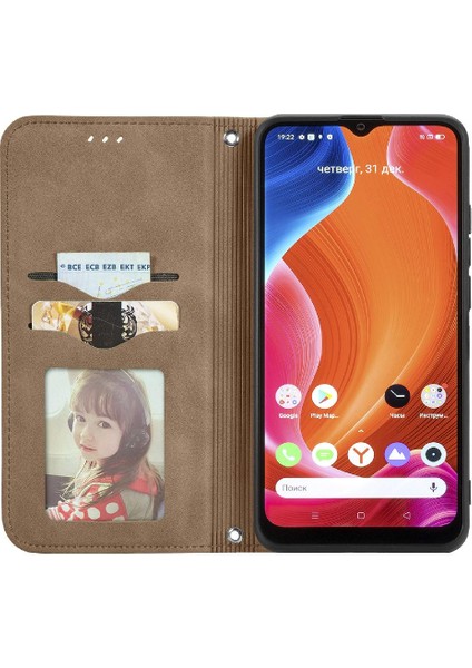 Realme C20 Deri Kılıf Fermuar Kordon Basit Iş Cüzdan Için Kılıf (Yurt Dışından) fırsatları
