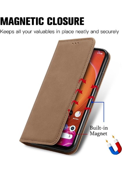 Realme C20 Deri Kılıf Fermuar Kordon Basit Iş Cüzdan Için Kılıf (Yurt Dışından) indirimleri