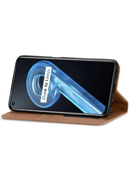 Realme 9i Cüzdan Kordon Basit Iş Fermuar Deri Kılıf (Yurt Dışından) modelleri