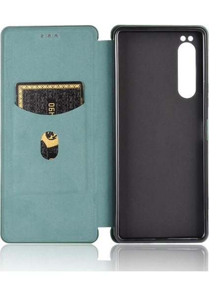 Kart Tutucu Kickstand ile Sony Xperia 1 Ii Tam Koruma Için Kılıf (Yurt Dışından)