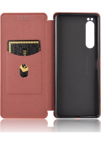 Kart Tutucu Kickstand ile Sony Xperia 1 Ii Tam Koruma Için Kılıf (Yurt Dışından)