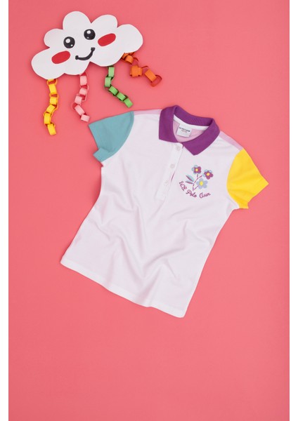 Kız Çocuk Beyaz Tişört 50283246-VR013