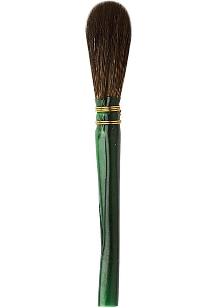 Mavi Sincap Kılı Oval Altın Varak Fırçası Seri 710 No 2