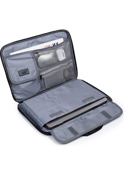 Necati Çanta Macbook Organizer Laptop Evrak Çantası 13 & 14 Inç Lacivert