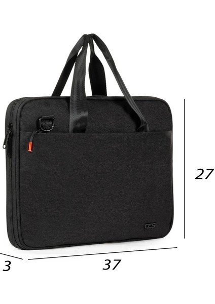 Necati Çanta Macbook Organizer Laptop Evrak Çantası 13 & 14 Inç Siyah