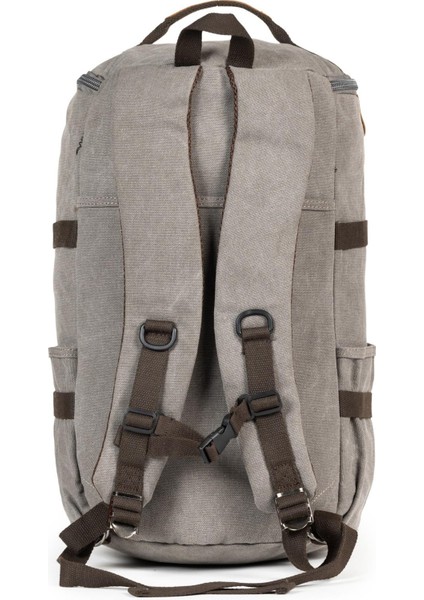 Sırt Çantası ve Valiz Çantası Iki Işlev, Bir Kanvas Kumaş Çanta Gri fırsatları