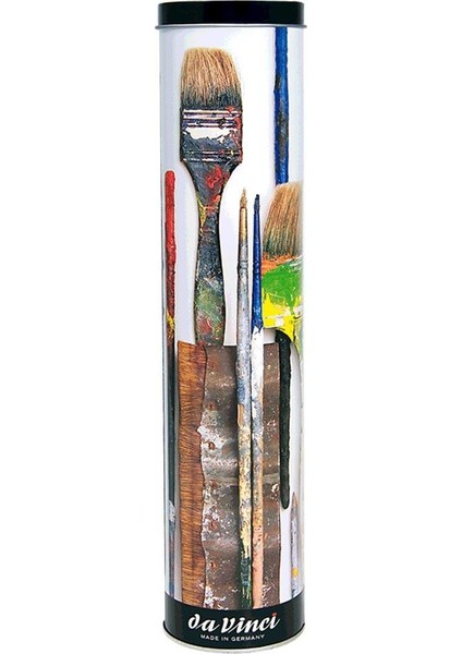 Nova Sentetik Metal Kutulu Akrilik ve Yağlı Boya Fırça Seti Seri 5404