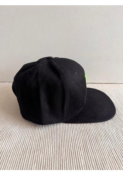 Monster Canavar Nakışlı Arkasından Ayarlamalı Snapback Unisex Siyah Hip Hop Şapka modelleri