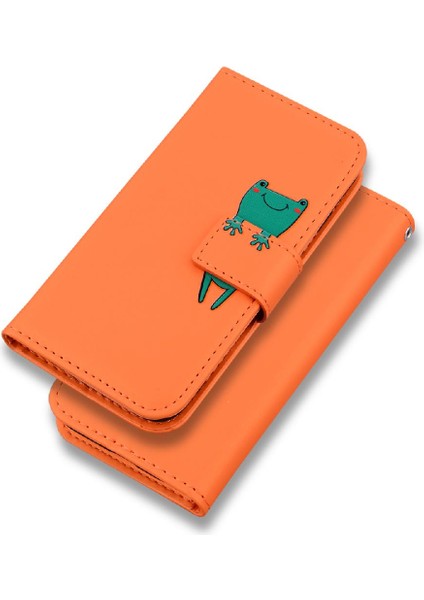 IPhone 14 Için Flip Case Pro Max Kapak Çevirin Deri Kılıf Basit Iş (Yurt Dışından)