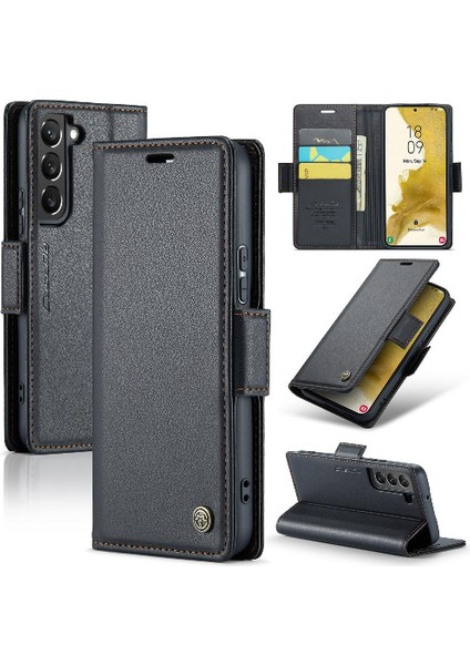 Samsung Galaxy S22 Artı Cüzdan Durumda Kickstand Darbeye Dayanıklı (Yurt Dışından)