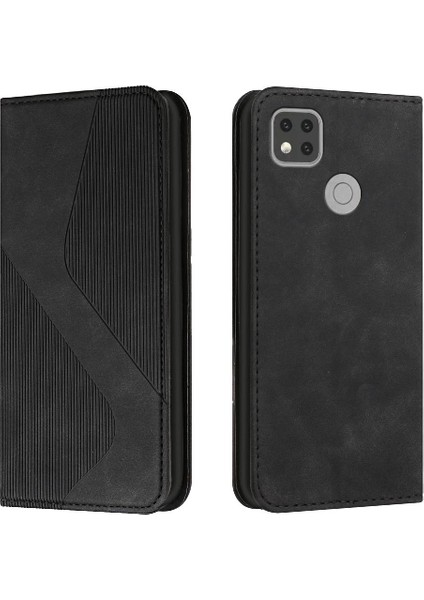 Xiaomi Redmi 9c Için Kılıf Folio Kapak Cüzdan Kickstand Pu Deri Manyetik (Yurt Dışından)