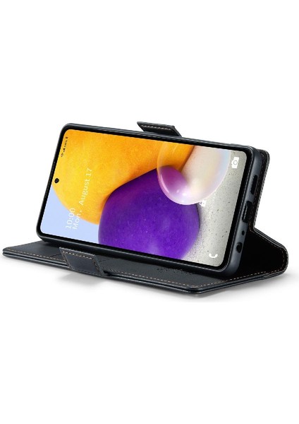 Samsung Galaxy A72 Kart Yuvası Darbeye Dayanıklı Durumda Cüzdan Durumda (Yurt Dışından)