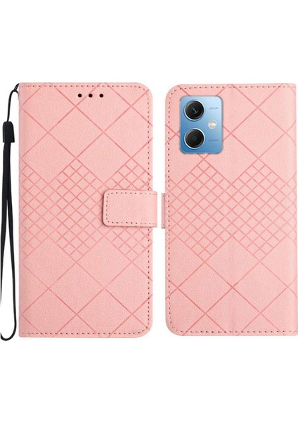 Xiaomi Redmi Not 12 Için Flip Case El Kayışı Manyetik Kapak Pu ile 5g (Yurt Dışından)