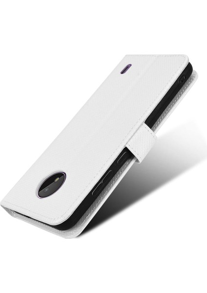 Nokia C10/C20 Kickstand Manyetik Cüzdan Kart Tutucu Kapak Için Kılıf (Yurt Dışından)